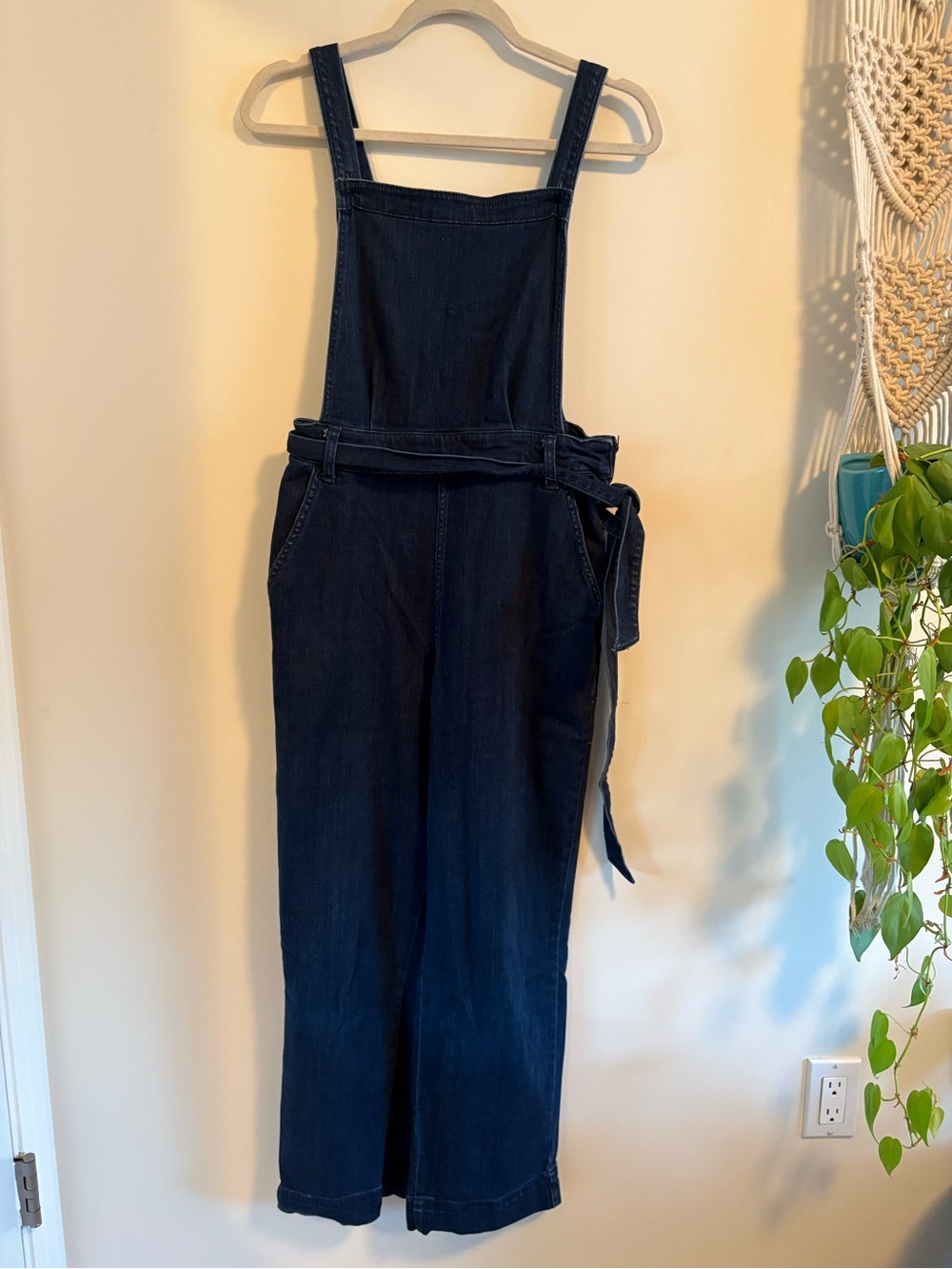 Universal Thread Dark Navy Denim Overalls